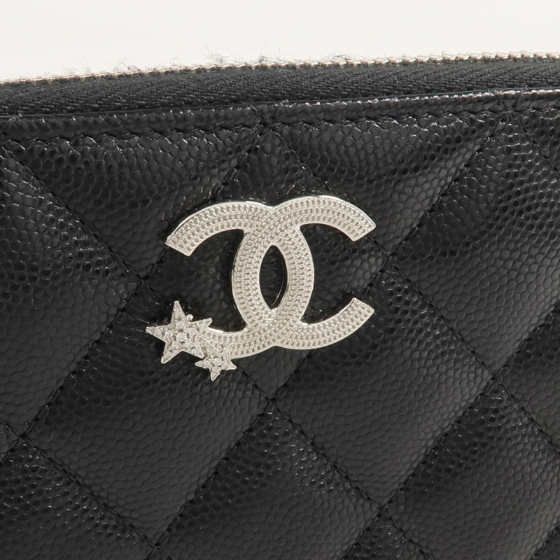 CHANEL 牛皮皮革Coin/Card Case銀扣零錢包/卡片套-10