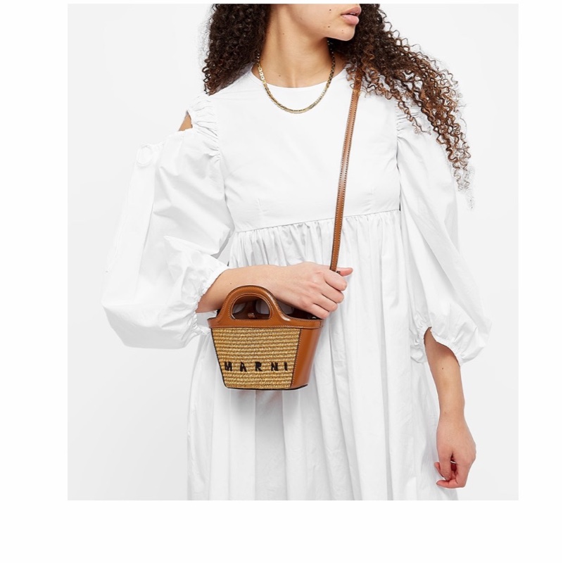 Marni 女士 微型Tropicalia 籃子手提包均碼碼MICRO、22cm*10cm*18cm-6