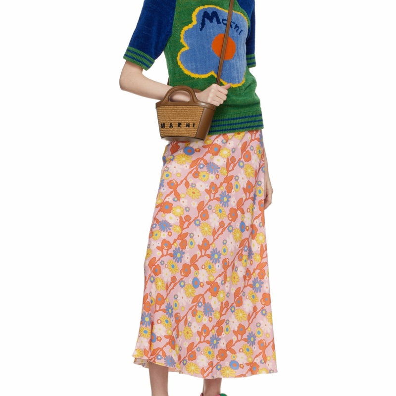 Marni 女士 微型Tropicalia 籃子手提包均碼碼MICRO、22cm*10cm*18cm-7