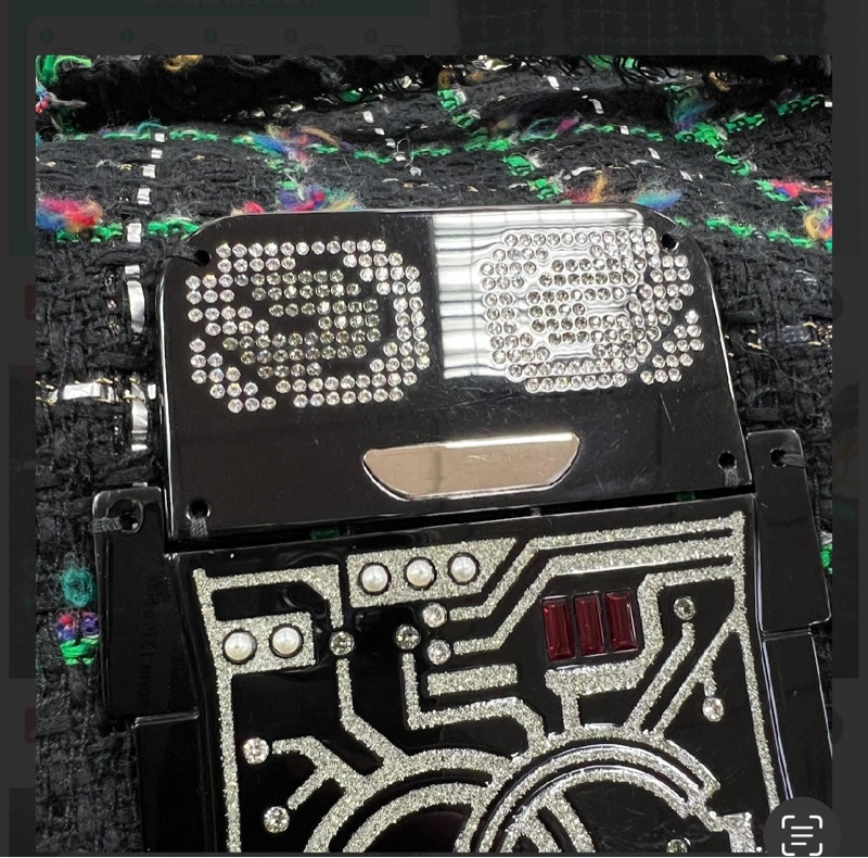 Chanel 毛呢機器人托特包-5