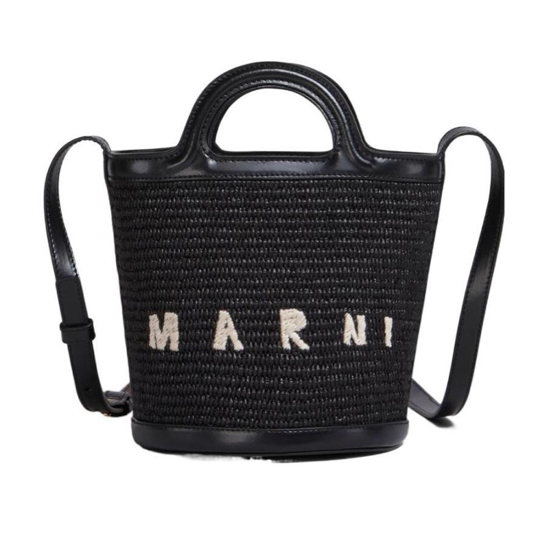 Marni 女士 小號TROPICALIA 徽標單肩包均碼碼小號、18cm*18cm*17cm-0