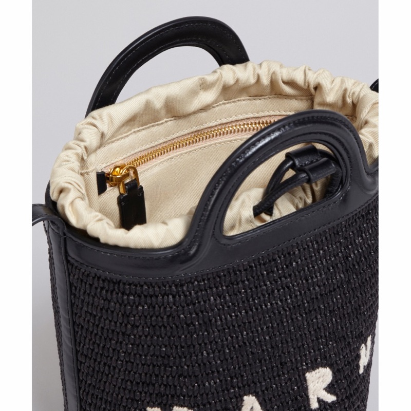 Marni 女士 小號TROPICALIA 徽標單肩包均碼碼小號、18cm*18cm*17cm-5