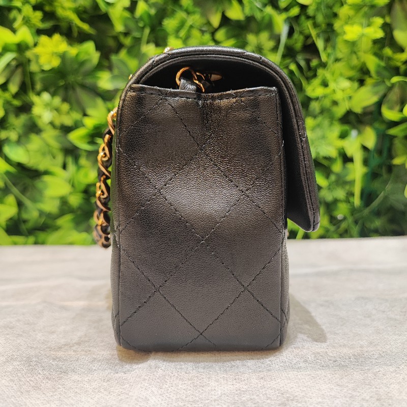 Chanel Classic 20cm 玫瑰金扣-3
