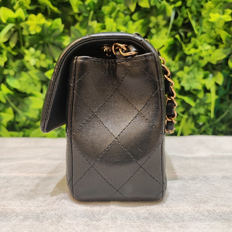 Chanel Classic 20cm 玫瑰金扣-4