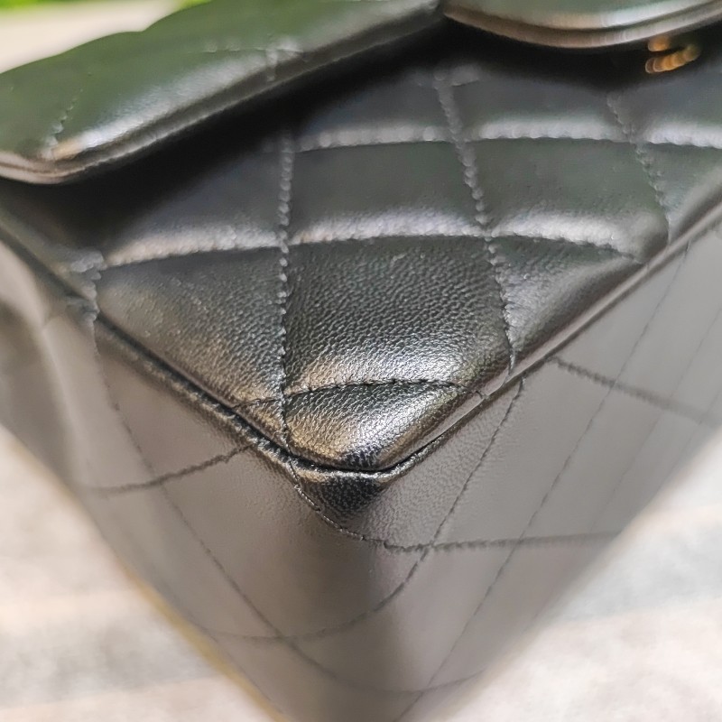 Chanel Classic 20cm 玫瑰金扣-6