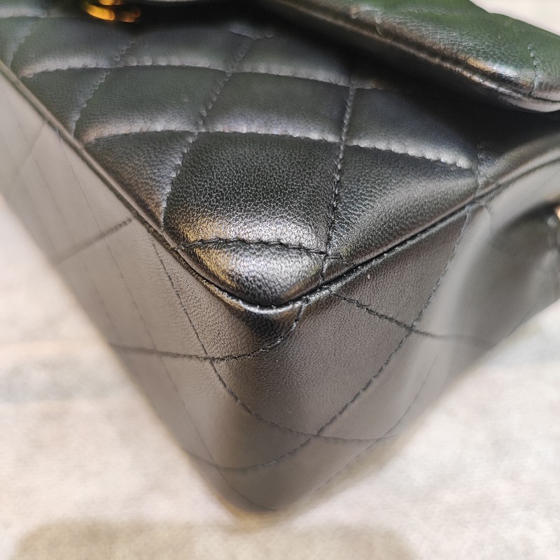 Chanel Classic 20cm 玫瑰金扣-7