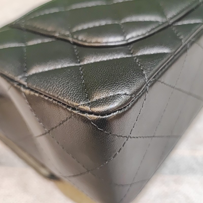 Chanel Classic 20cm 玫瑰金扣-8