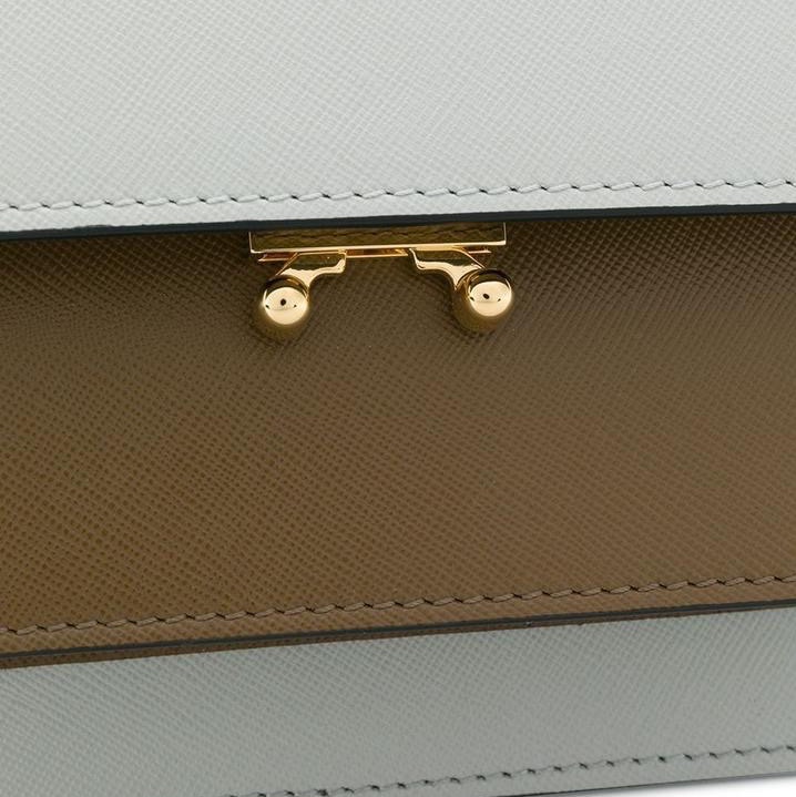 Marni 女士 TRUNK 中號拼色風琴單肩包均碼碼23cm*16cm*16cm-1