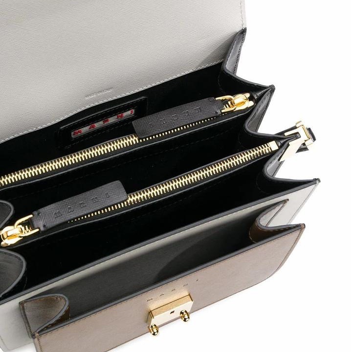 Marni 女士 TRUNK 中號拼色風琴單肩包均碼碼23cm*16cm*16cm-2