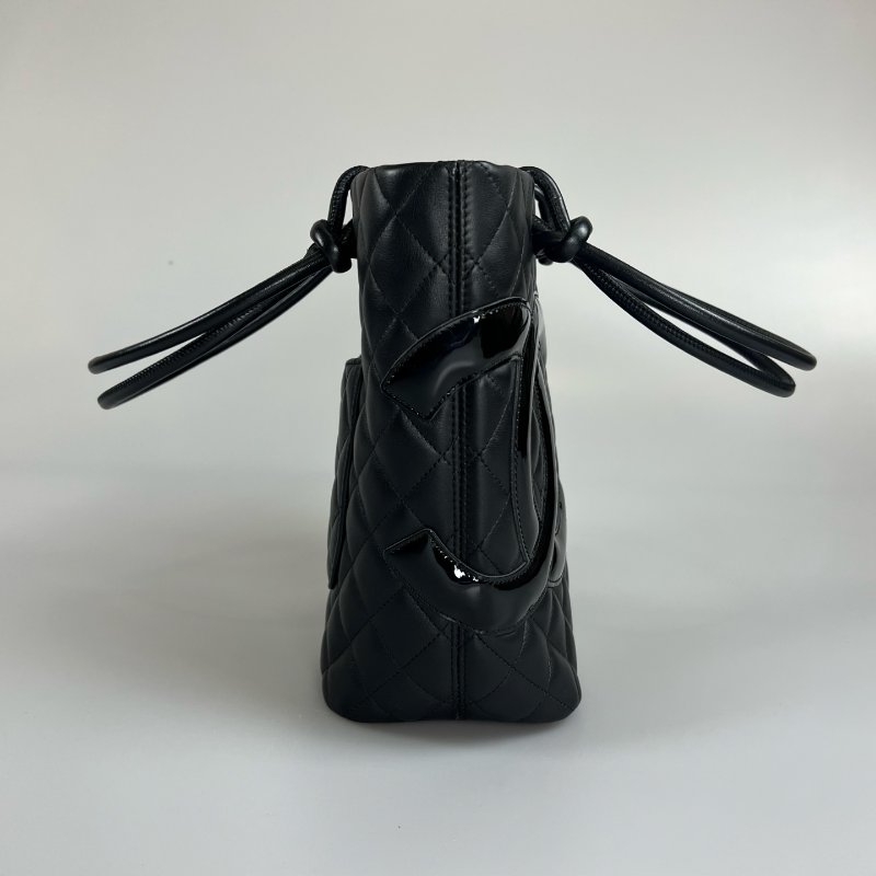 CHANEL 康朋手提包黑 MM 12開-3