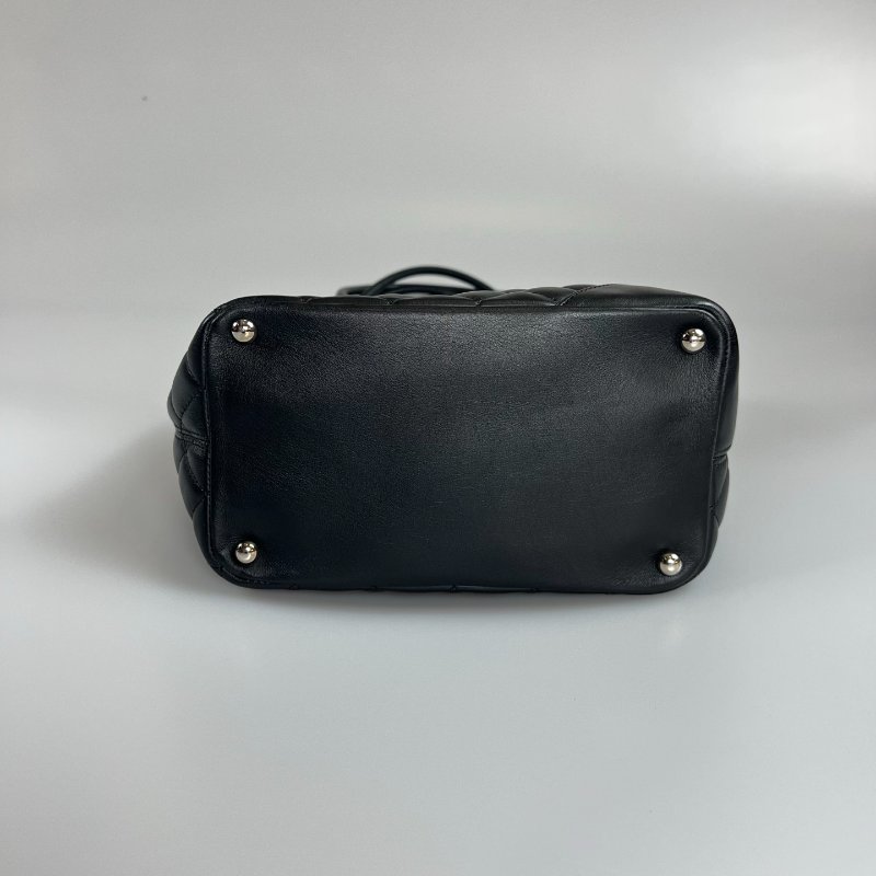 CHANEL 康朋手提包黑 MM 12開-4