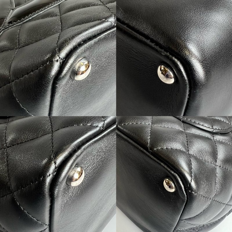 CHANEL 康朋手提包黑 MM 12開-9
