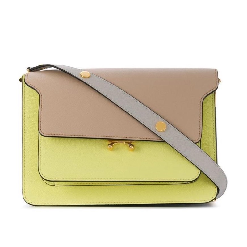 Marni 女士 小牛皮TRUNK包均碼碼長：23.0釐米，高：16.0釐米，深：11.0釐米-0