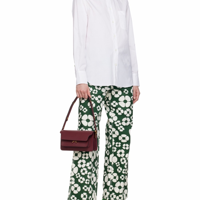 Marni 女士 TRUNK徽標單肩包均碼碼22.5cm*10cm*12.5cm-3