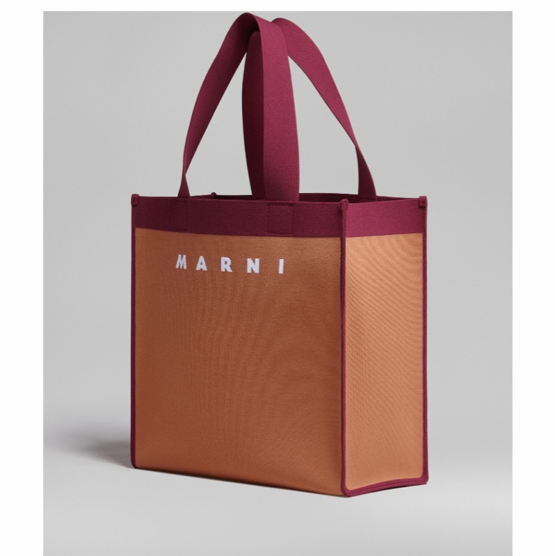 Marni 女士 中號提花手提包均碼碼35cm*14cm*31.5cm-1