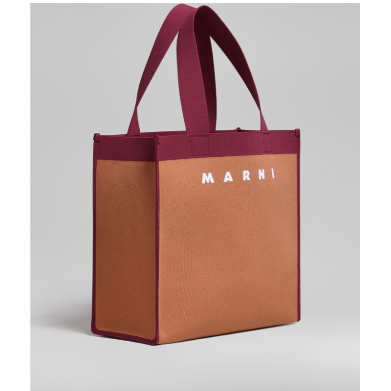 Marni 女士 中號提花手提包均碼碼35cm*14cm*31.5cm-2