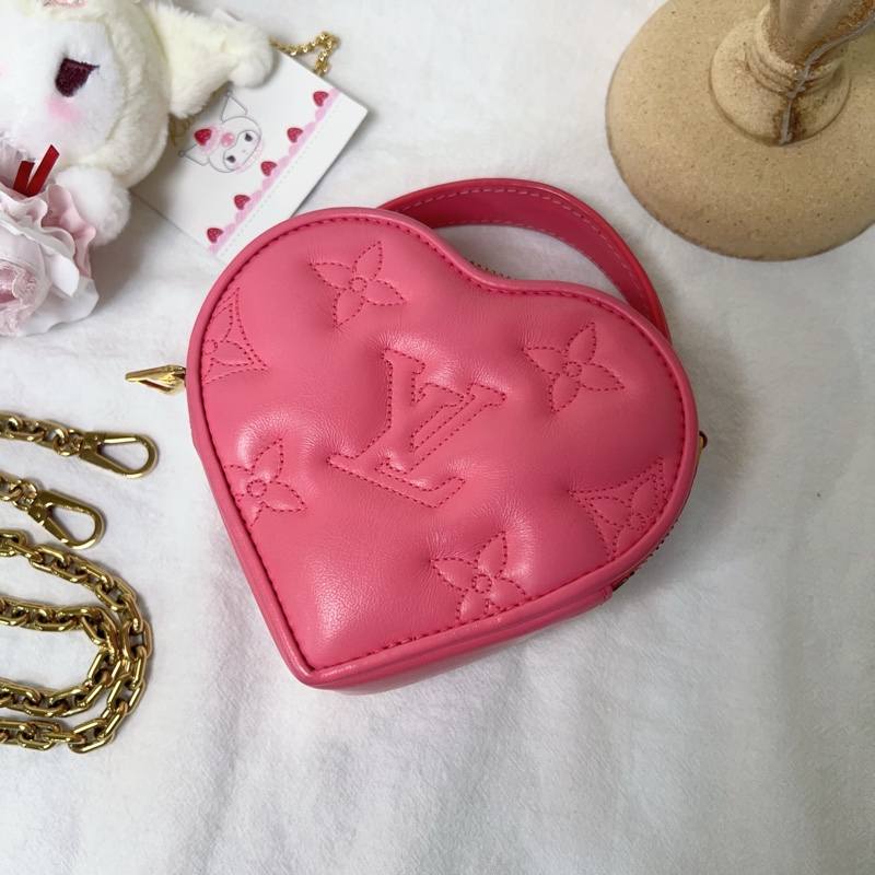 ෆ LV手提愛心小廢包-5