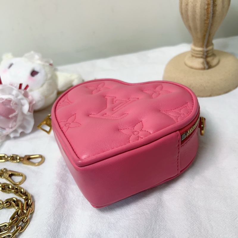 ෆ LV手提愛心小廢包-6