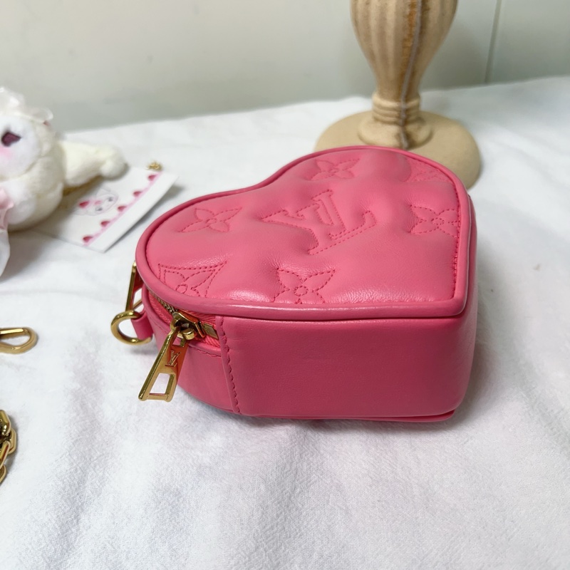 ෆ LV手提愛心小廢包-7