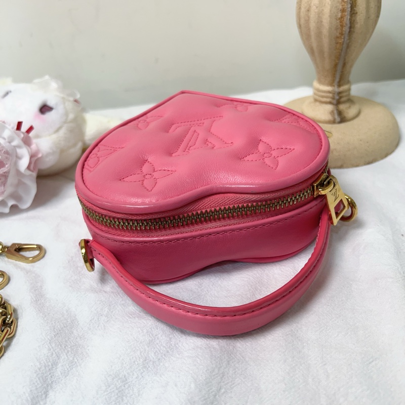 ෆ LV手提愛心小廢包-8