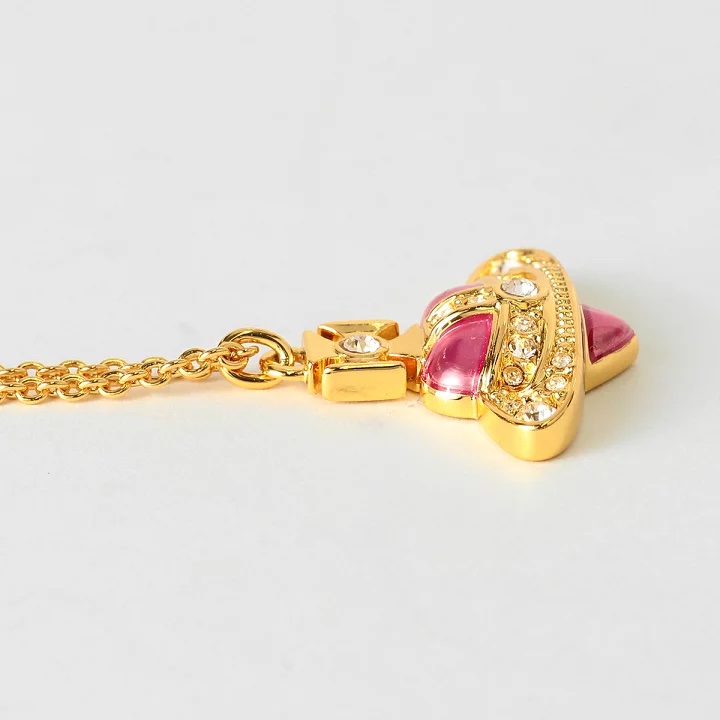 🌷VivienneWestwood 全新🩷桃心項鍊｜經典花紋✦fufu style 精品✦ 時尚耐看百搭｜-2