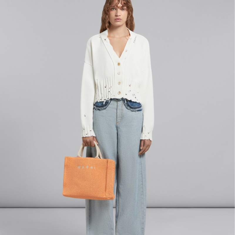 Marni 女士 小號徽標單肩包均碼碼小號、32cm*24.5cm*14cm-5