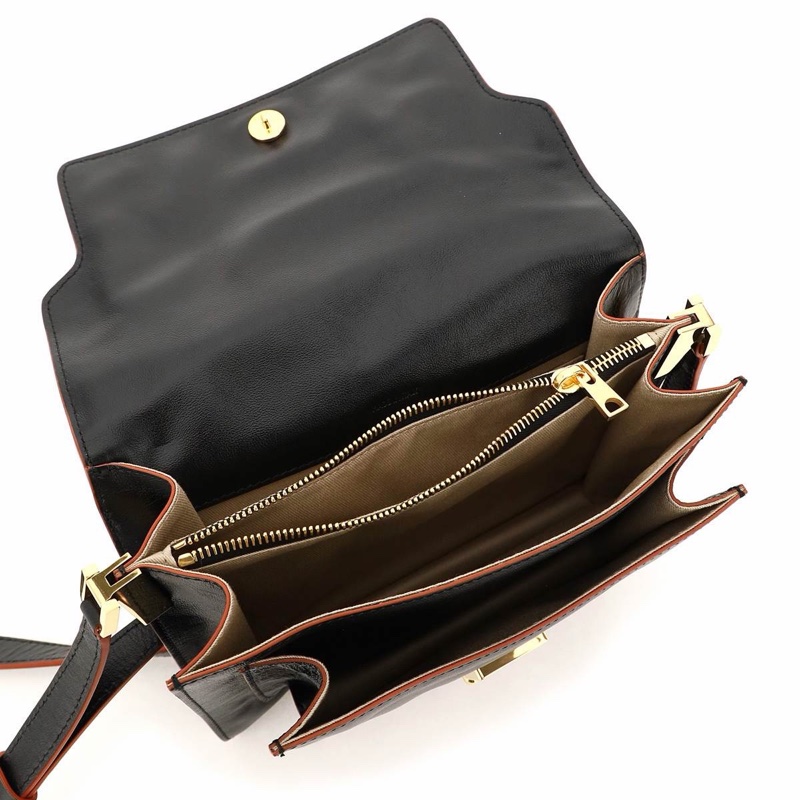 Marni 女士 黑色Trunk 單肩包均碼碼23cm*11cm*16cm-1