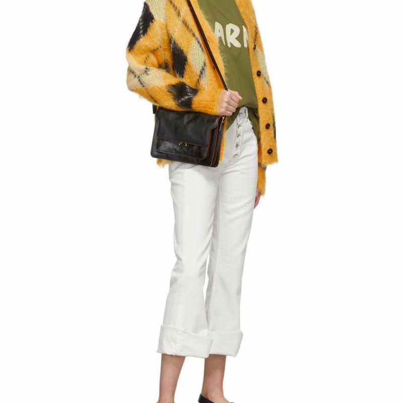 Marni 女士 黑色Trunk 單肩包均碼碼23cm*11cm*16cm-4