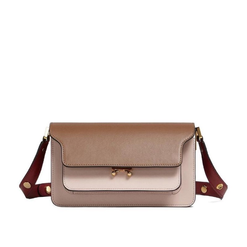 Marni 女士 Trunk徽標單肩包均碼碼22.5cm*10cm*12.5cm-0