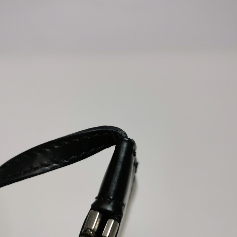 Balenciaga Navy Cabas加小號牛皮帆布字母Logo加固邊飾子母包斜挎包單肩包-32