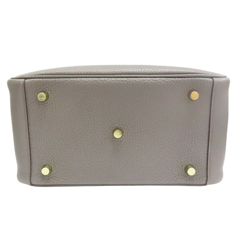 錫器灰 TC牛皮 Lindy 26 肩背包 X刻 金扣【HERMES 愛馬仕】 H073428CC8F-3