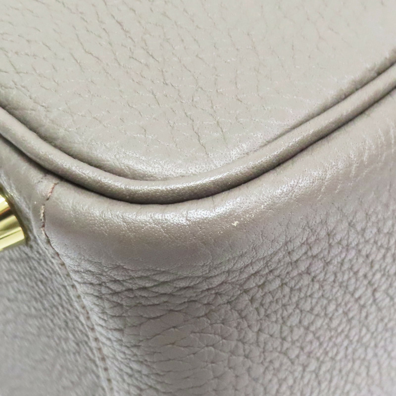 錫器灰 TC牛皮 Lindy 26 肩背包 X刻 金扣【HERMES 愛馬仕】 H073428CC8F-11