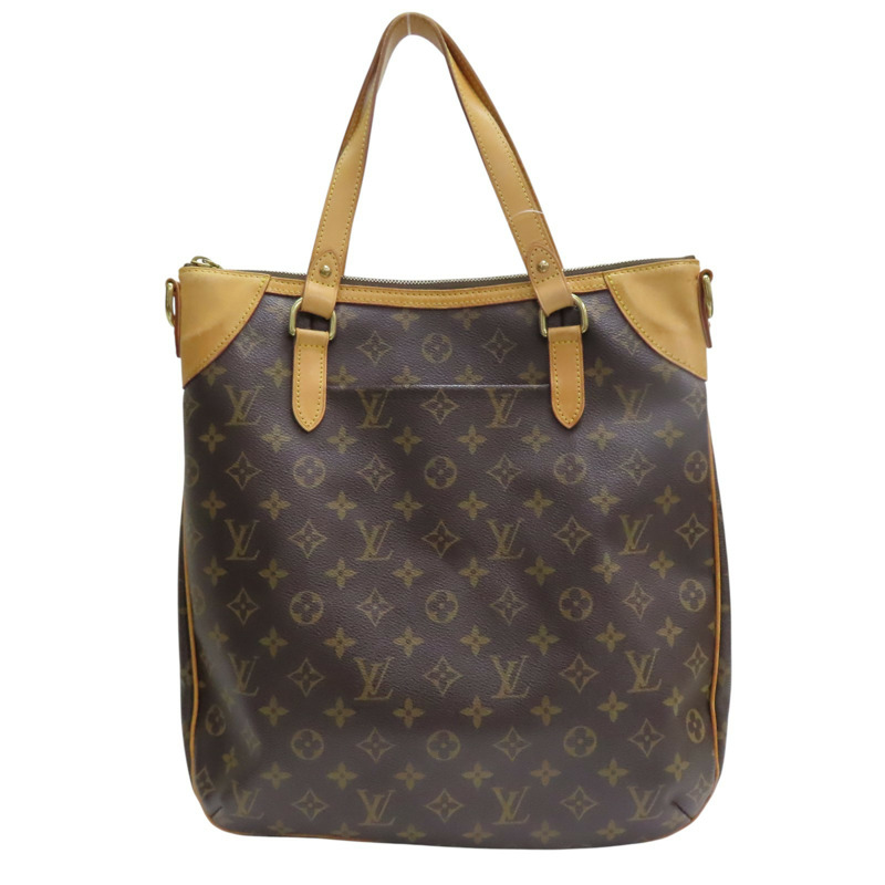 棕色 原花 PVC塗層帆布 Odeon GM 肩背包 (缺背帶)【LOUIS VUITTON LV 路易威登】 M56388-0