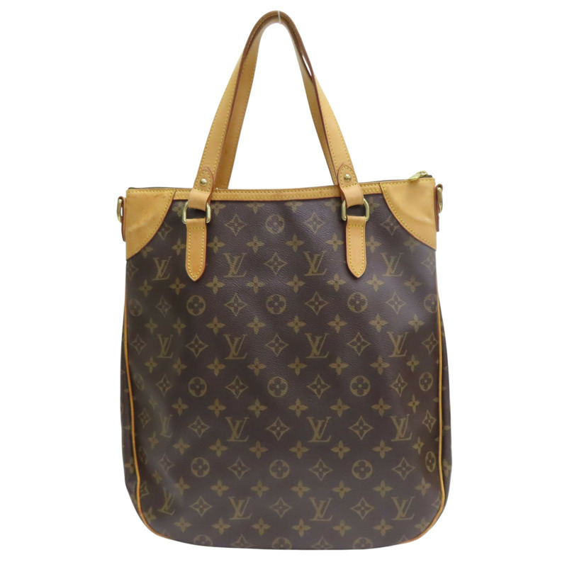 棕色 原花 PVC塗層帆布 Odeon GM 肩背包 (缺背帶)【LOUIS VUITTON LV 路易威登】 M56388-1