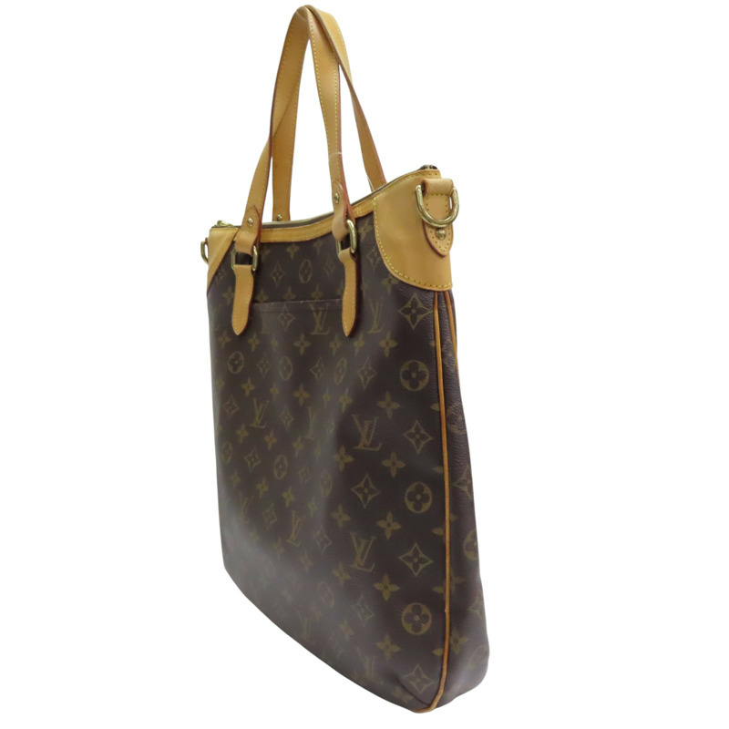 棕色 原花 PVC塗層帆布 Odeon GM 肩背包 (缺背帶)【LOUIS VUITTON LV 路易威登】 M56388-2