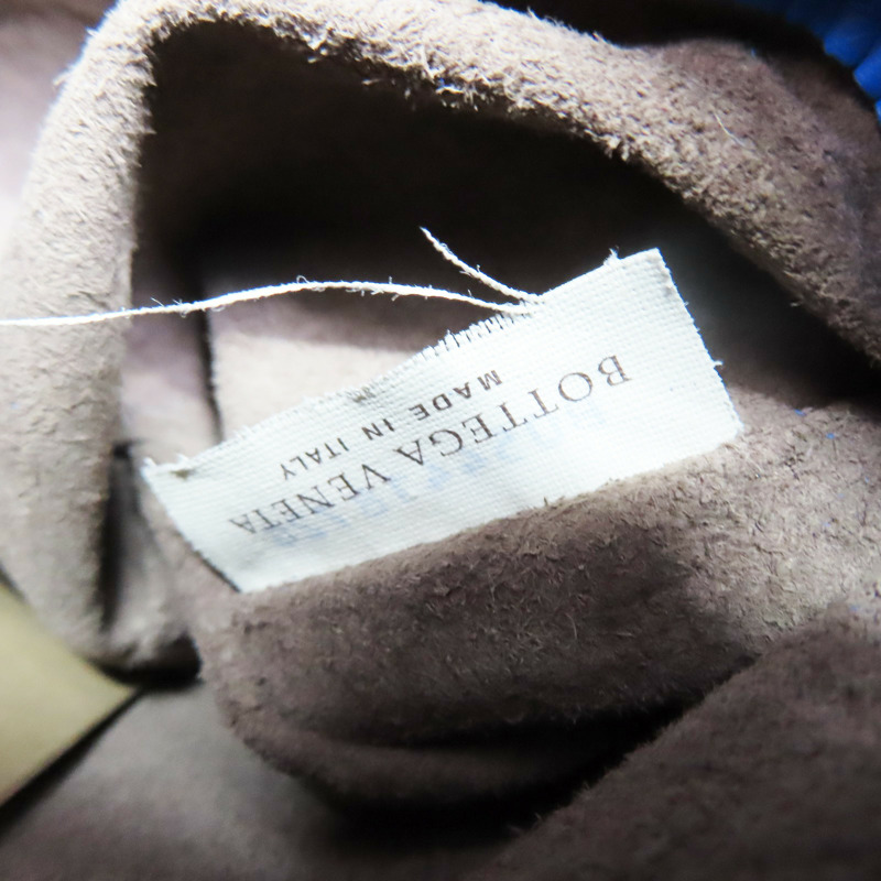 藍色 羊皮編織 Roma 兩用包【BOTTEGA VENETA BV 寶緹嘉】-8