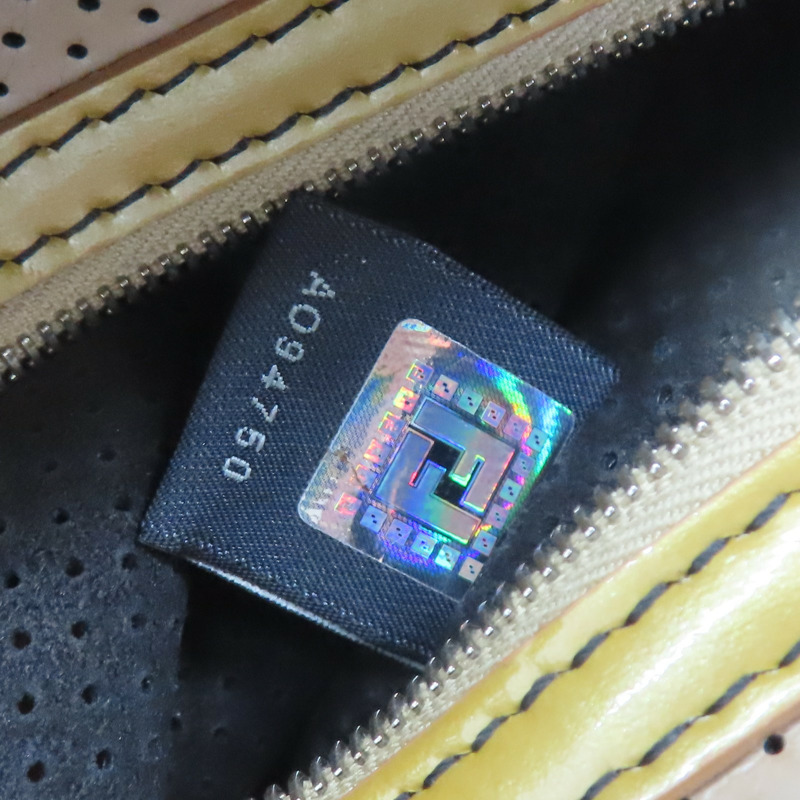 黃/棕色 牛皮 Bag De Jour 手提包 8BN157【FENDI 芬迪】 8BN157-8