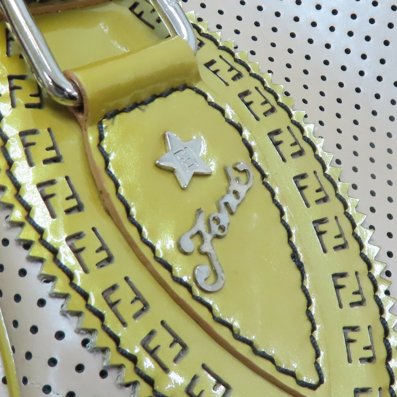 黃/棕色 牛皮 Bag De Jour 手提包 8BN157【FENDI 芬迪】 8BN157-15