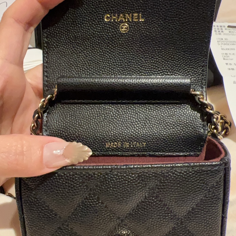 Chanel 荔枝黑金饅頭包/小廢包/Coco Cf boy-7