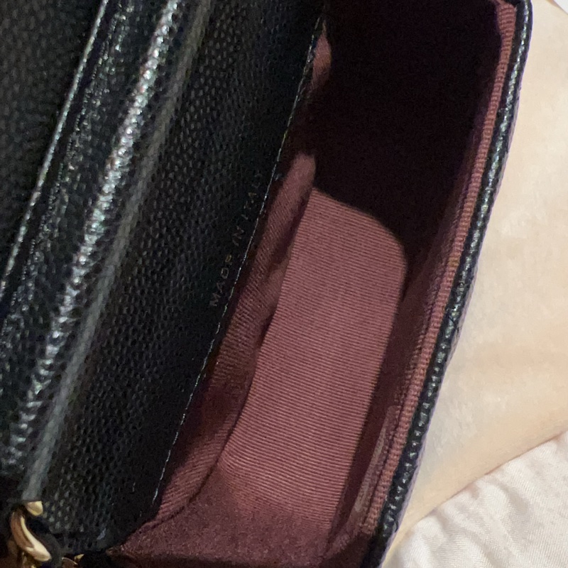 Chanel 荔枝黑金饅頭包/小廢包/Coco Cf boy-8