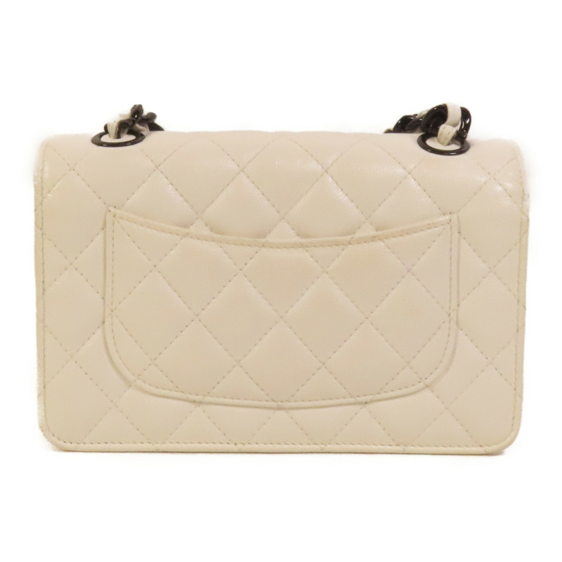 CHANEL 牛皮皮革WOC Wallet On Chain鏈帶肩背袋-1