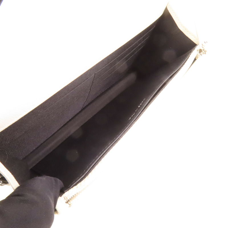 CHANEL 牛皮皮革WOC Wallet On Chain鏈帶肩背袋-4