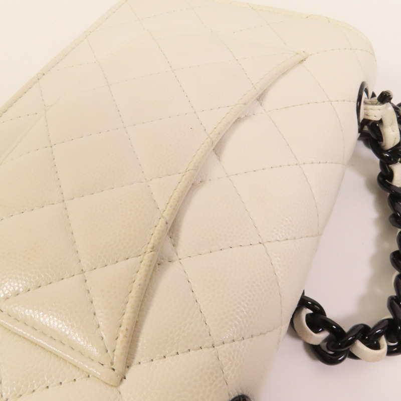 CHANEL 牛皮皮革WOC Wallet On Chain鏈帶肩背袋-15