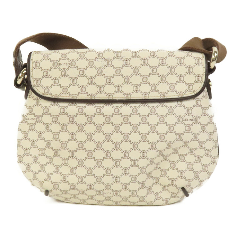 CELINE 塗層帆布Shoulder Bag金扣肩背袋-1