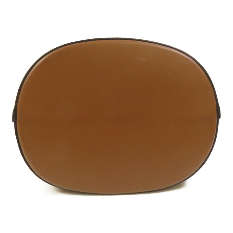 PRADA 牛皮皮革Bucket Bag銀扣手挽肩背兩用袋-3