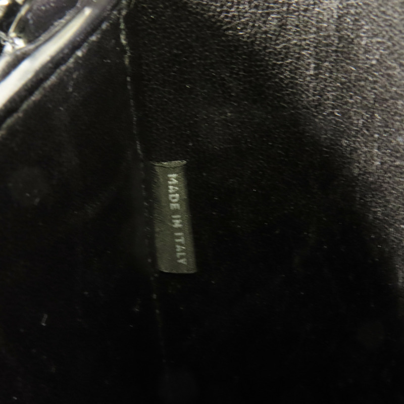PRADA 牛皮皮革Bucket Bag銀扣手挽肩背兩用袋-11