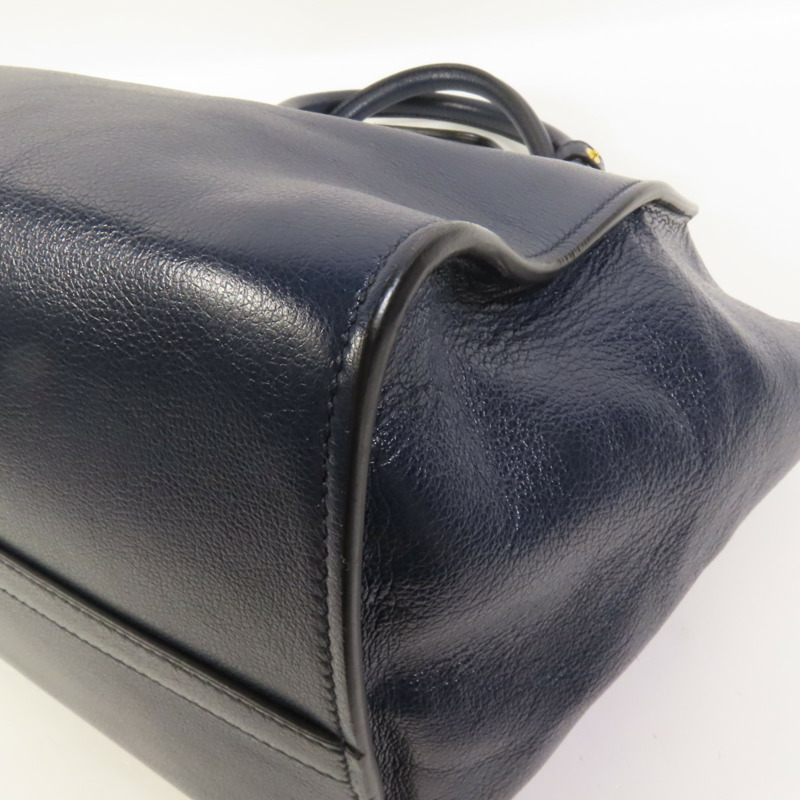 PRADA 牛皮皮革2way Shoulder Bag金扣手挽肩背兩用袋-12