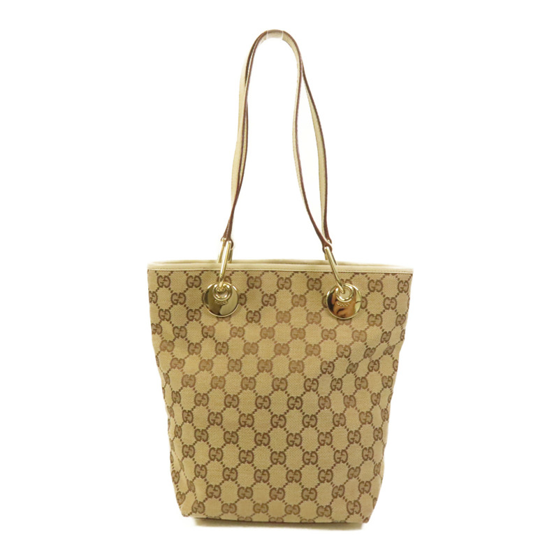 GUCCI 帆布1996 Shoulder Bag金扣肩背袋-0