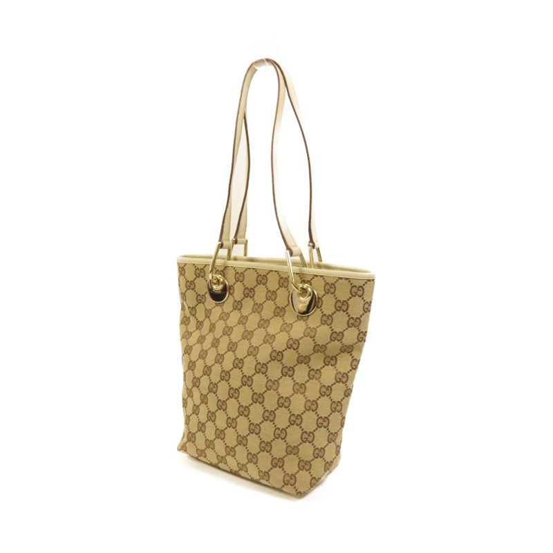 GUCCI 帆布1996 Shoulder Bag金扣肩背袋-2