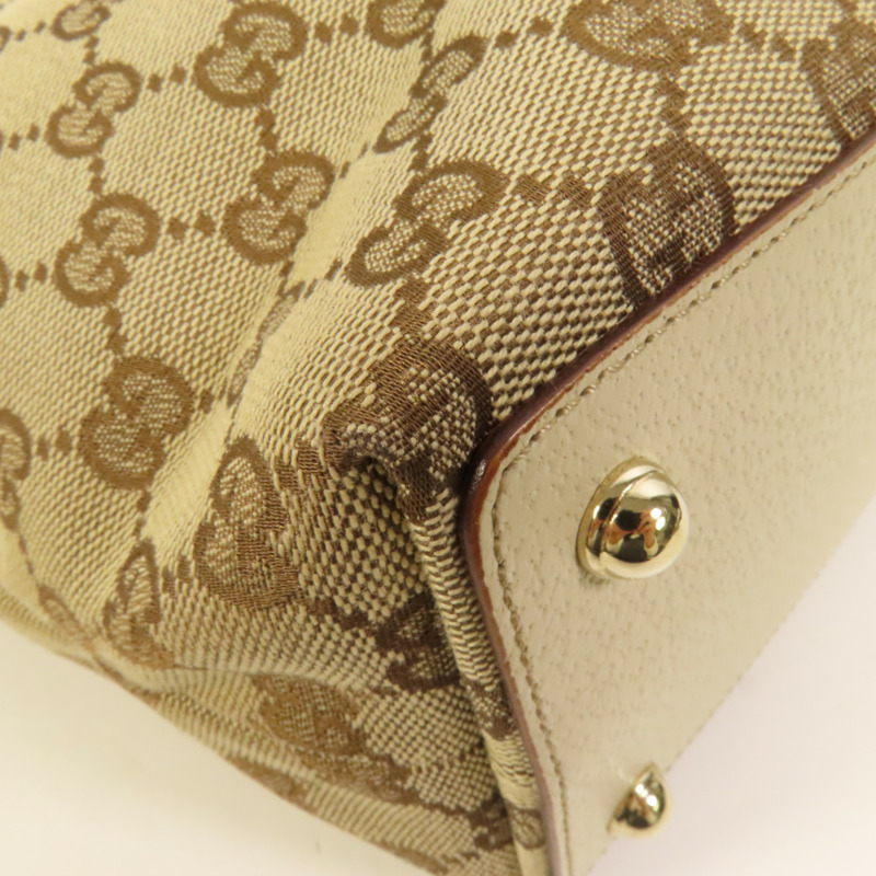 GUCCI 帆布1996 Shoulder Bag金扣肩背袋-11